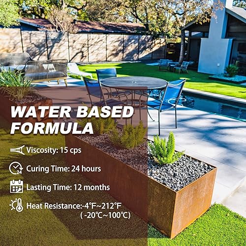 Miniatura 5 de Mulch Glue - 0.5 Gallon Landscape Adhesive Gravel Binder Glue with Applicator for Landscaping Concentrate Covers, Garden - Ready to Use Non Toxic