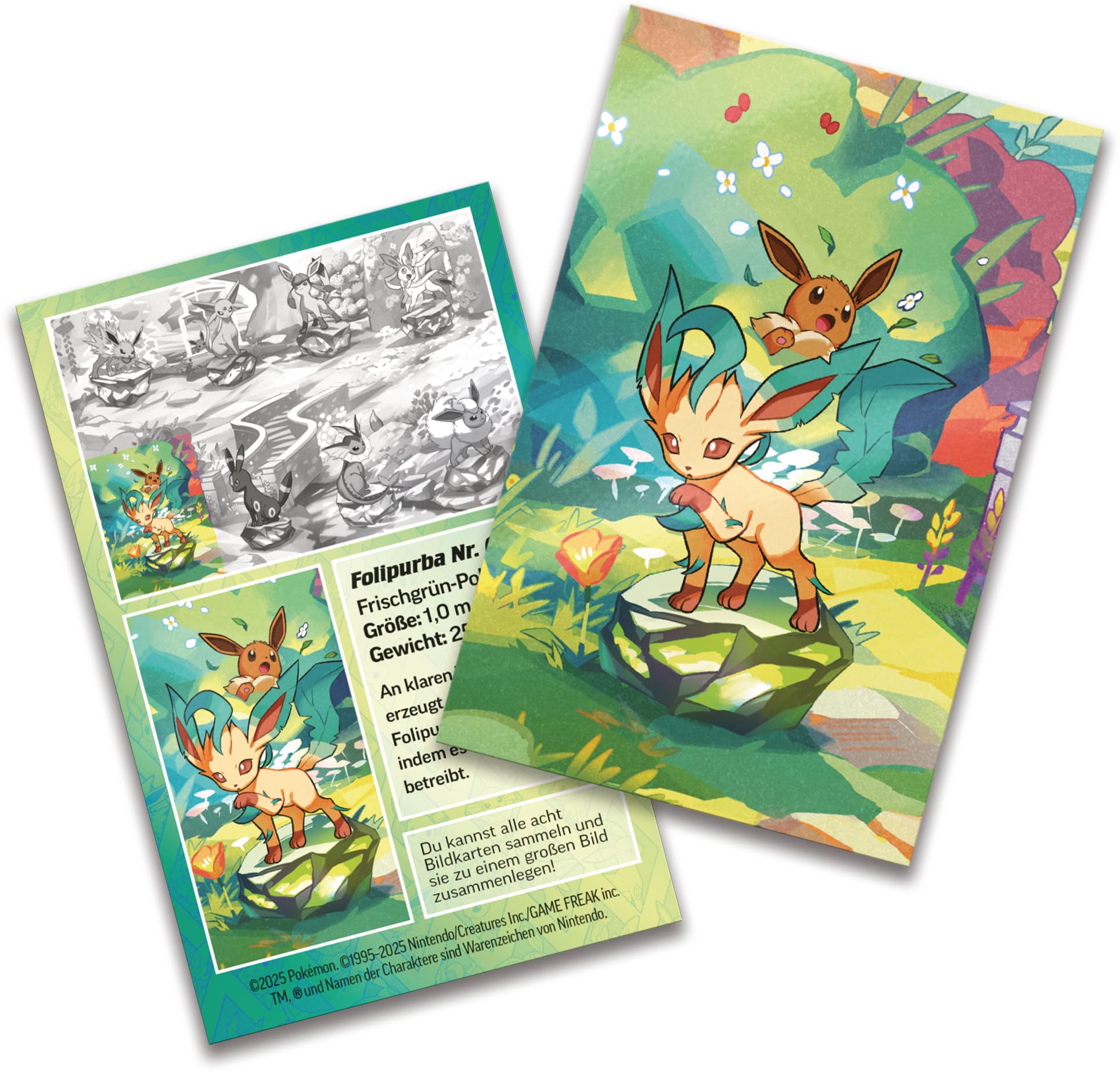 Pokémon - Gra karciana kolekcjonerska: Mini-Tin-Box Karmazyna i purpur – Pryzmatyczne zmiany: Folipurba (2 boosterpacks i 1 moneta)