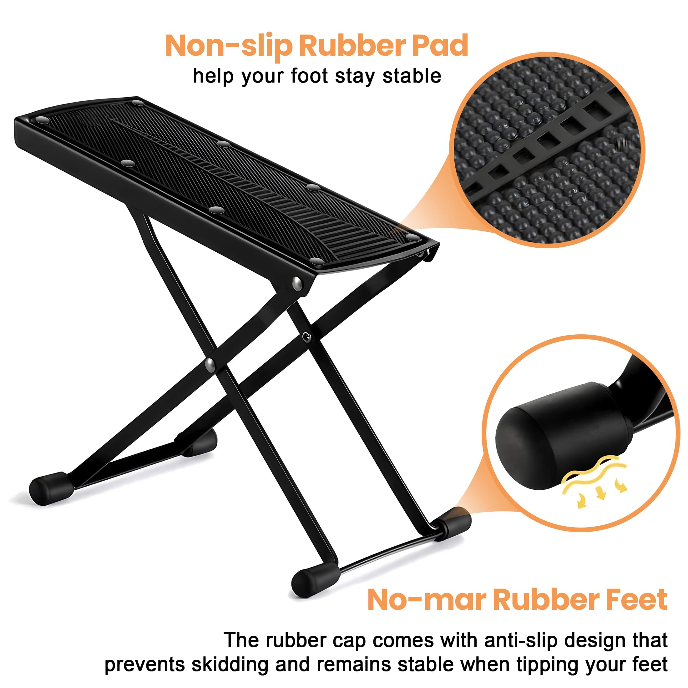 Foldable Foot Rest - Home Pedicure Stand -4 Foldable Foot Rest - Home Pedicure Stand -4