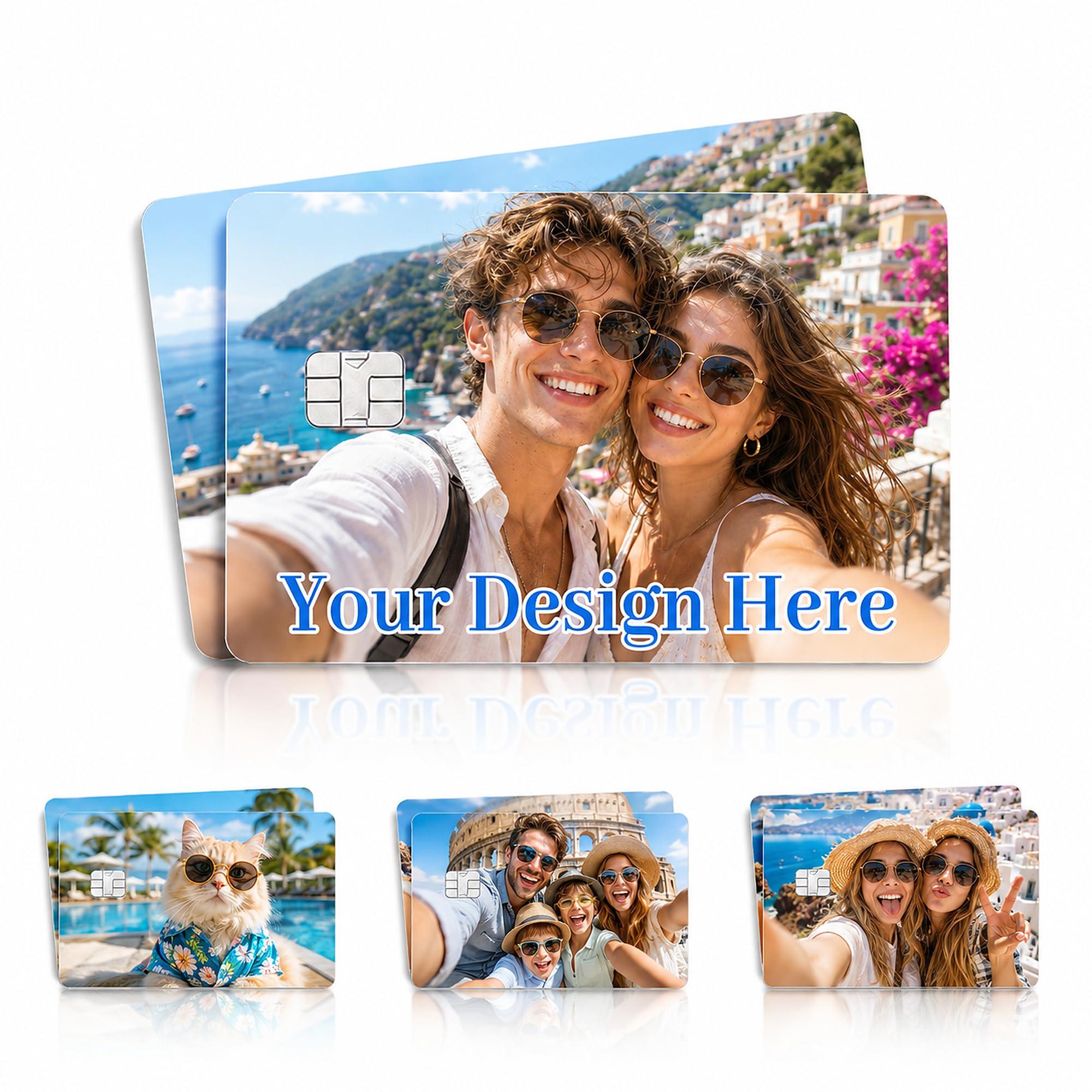 Custom Credit Card Skin, Personalized Photo Logo Text Card Sticker