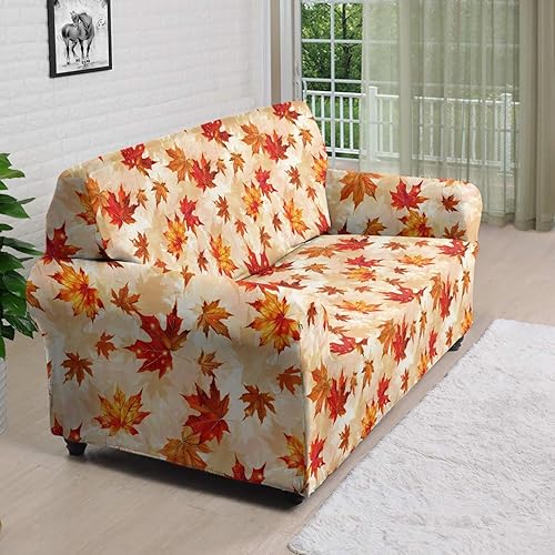 Miniatura 3 de Boatee Funda de sofá púrpura de Halloween con diseño de araña y luna para perros, funda de sofá con correas elásticas, protector de muebles para