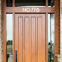 Vista 6 de 110 calcomanías reflectantes de vinilo para número de buzón, letras mayúsculas, impermeables, para residencia, apartamento, oficina, habitación