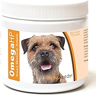 Vista 207 de Healthy Breeds Schnauzer en miniatura Omega HP Ácido graso para piel y pelaje Masticables suaves 60