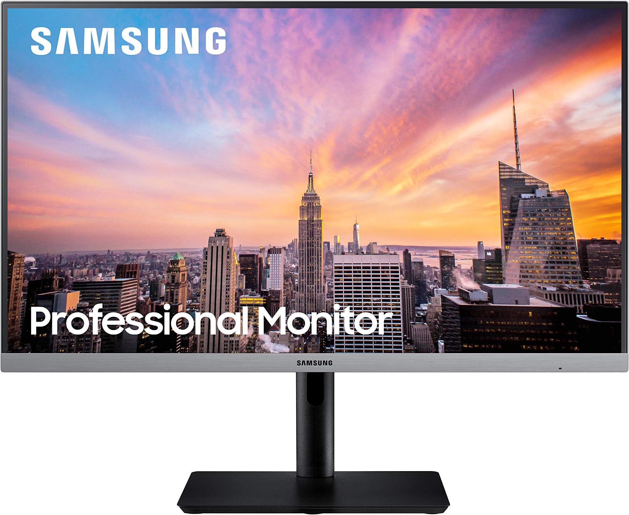 Samsung SR650 Series 27 inch IPS 1080p 75Hz Computer Monitor for Business with VGA, HDMI, DisplayPort, and USB Hub, 3-Year Warranty (S27R650FDN)