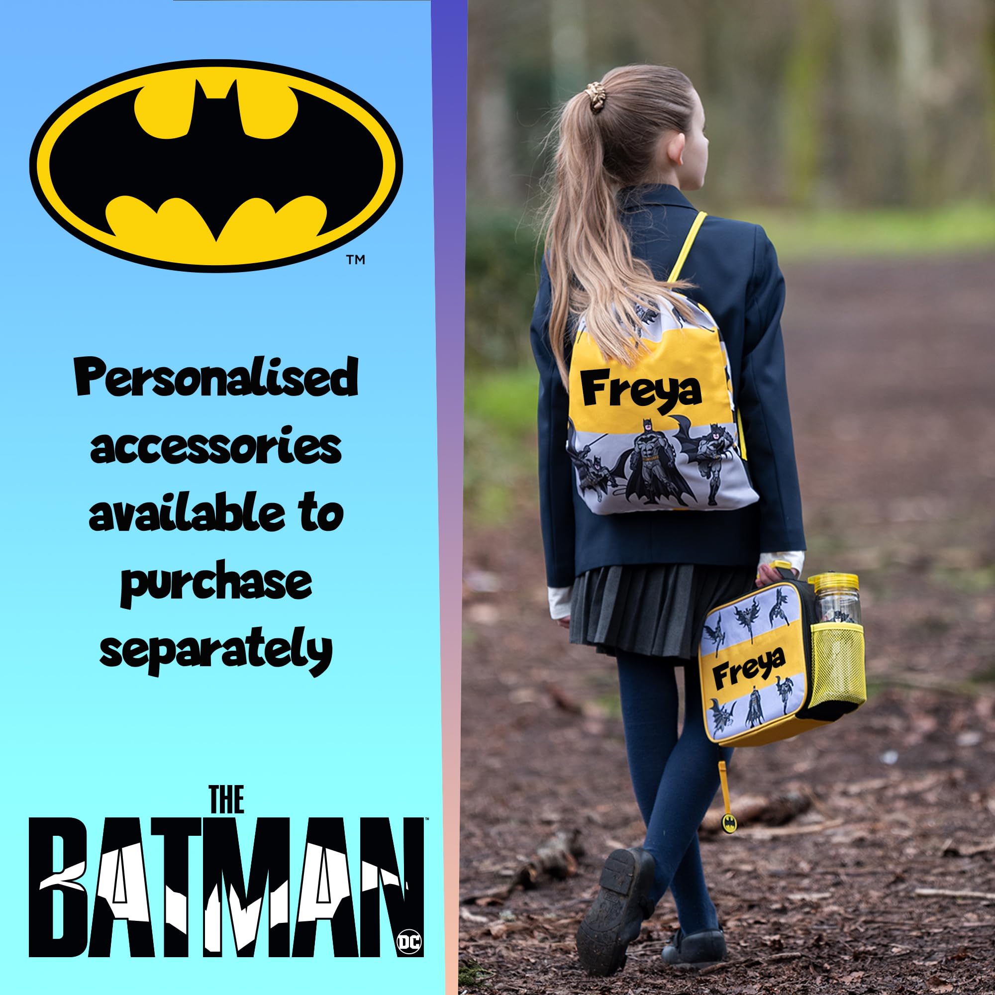 Lunch Box Batman Per Bambini - Scatola Portapranzo 17x14x5.6 Cm, Ermetica E Resistente - Foto 6