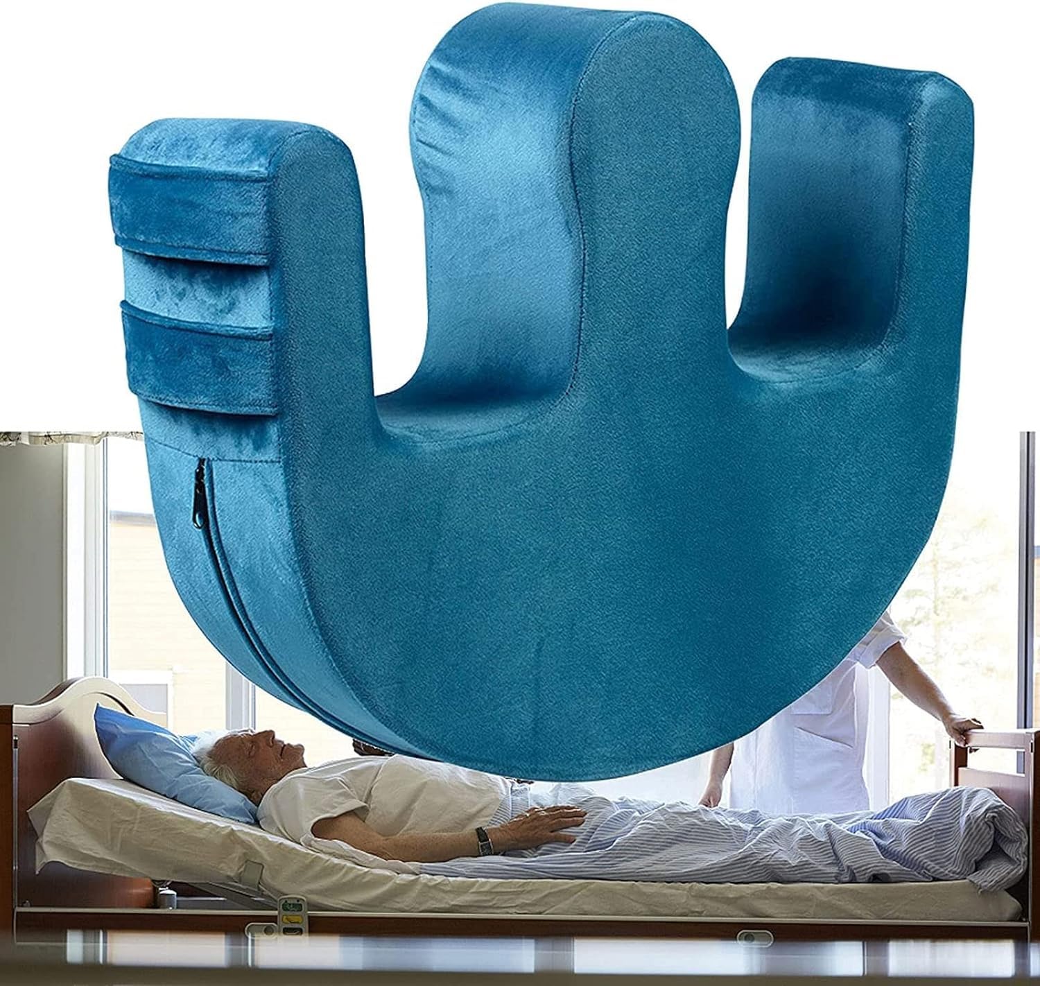 DaoGeSir Dispositivo di Rotazione del Paziente, Costretto A Letto Pad Antidecubito Dispositivo Rotante per Pazienti Allettati Letto Impermeabile Turn Over Aid per Paziente Disabile
