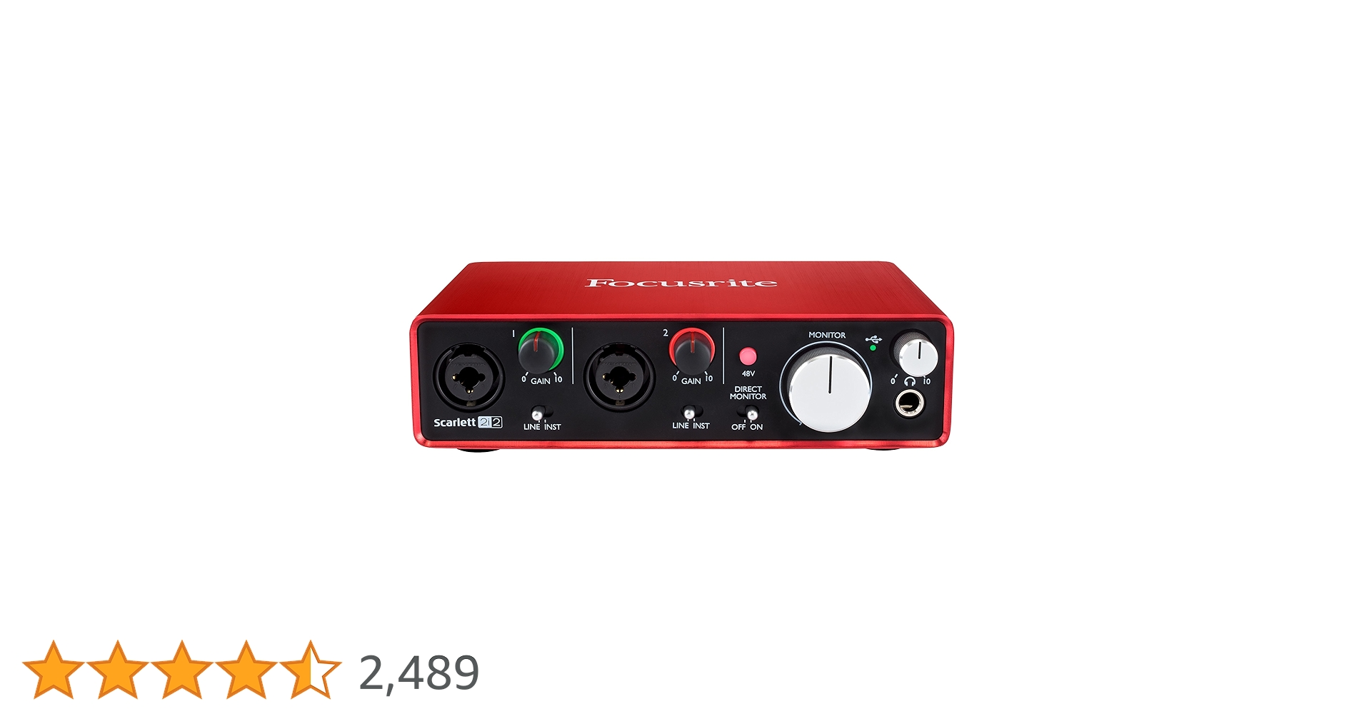 Amazon | Focusrite フォーカスライト オーディオインターフェイス 2