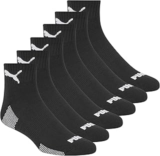 PUMA Men's Quarter Crew Socks (6-Pack)