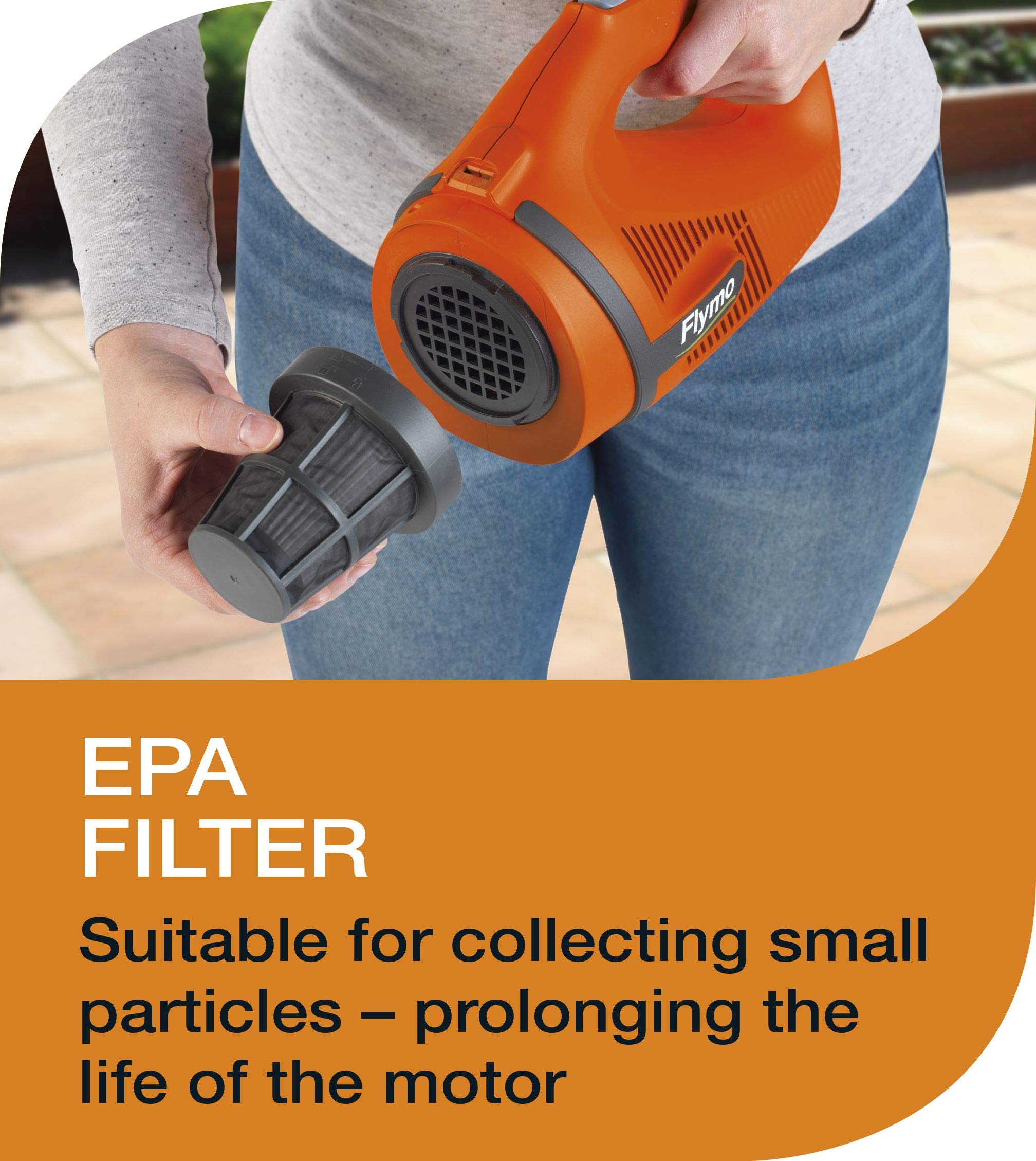 Flymo SimpliVac Li Cordless Battery Vacuum Lightweight 18 V LiIon