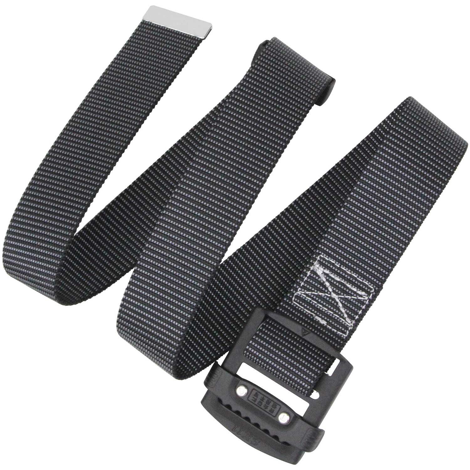 AFB バックルベルト Lサイズ 作業用ベルト ナイロン 大きいサイズ 40mm 140cmメンズ ニッケル