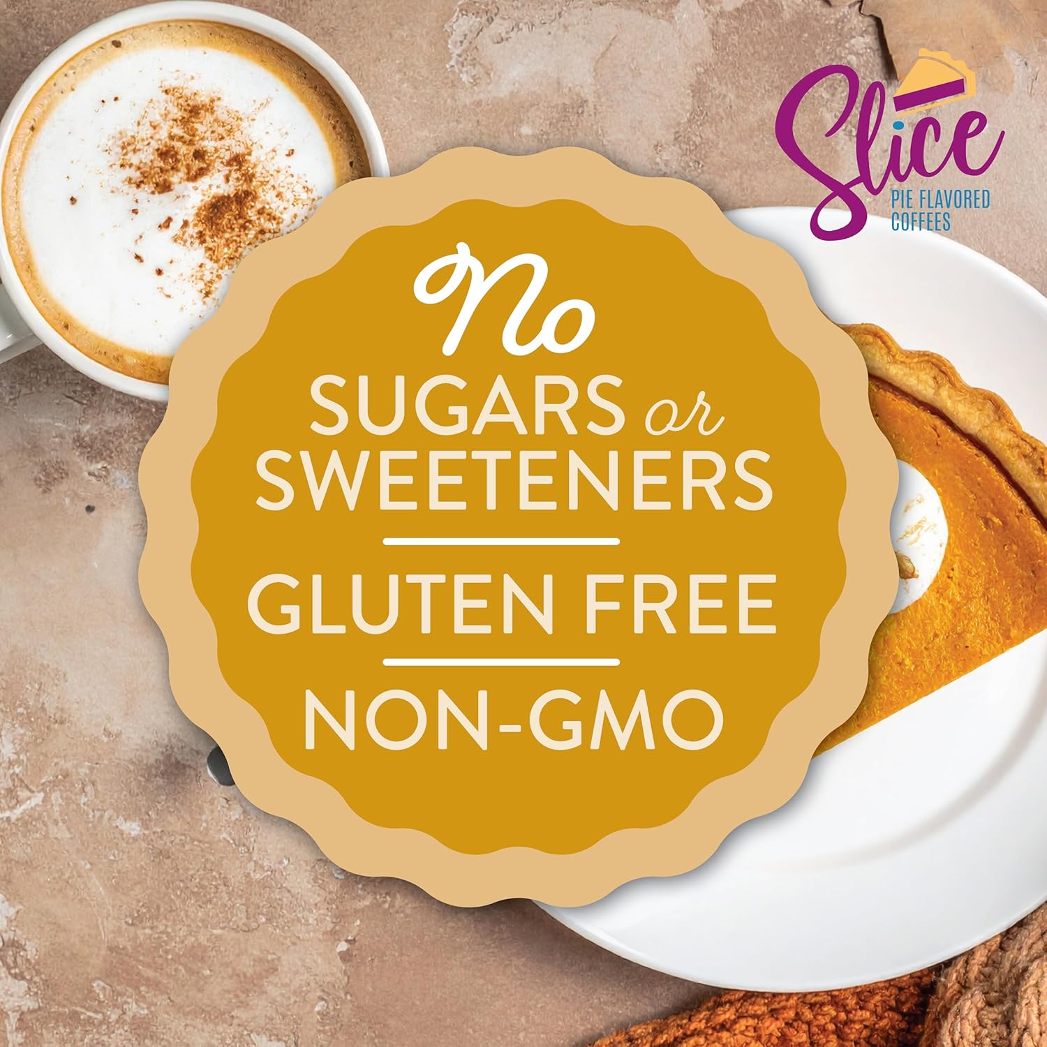 Slice Coffee Flavored Coffee, Pie for Keurig K Cup Brewers, Coconut Cream, 40 Count (Pack of 1)