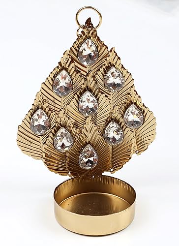 Miniatura 10 de Diwali Diya - Soporte decorativo para luz en T con lámpara decorativa Dimoands Diwali para puerta (diseño 3)