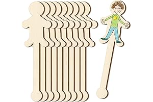 Colorful People Popsicle Sticks for Craft Use