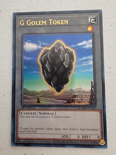Ficha G Golem - MAMA-EN103 - Magnificent Mavens - Ultra Raro - 1 Edición