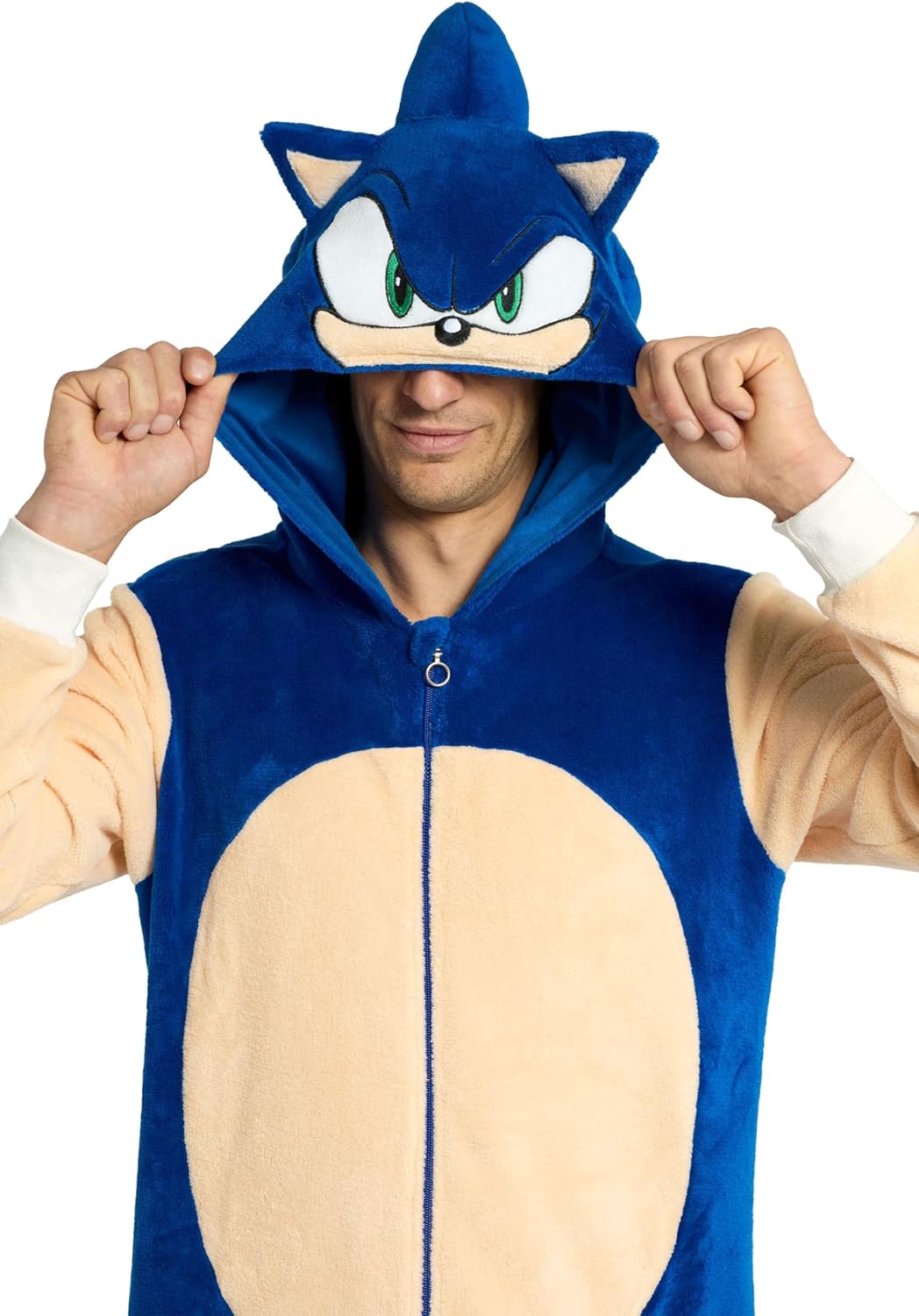 Opposuits SEGA Onesies for adults - Official Sonic the Hedgehog, Shadow, Knuckles - Cozy Unisex Jumpsuits - One Piece Suit
