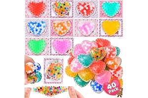 Heart Valentines Cards with Squeeze Stress Balls: A Valentine's Delight for Kids