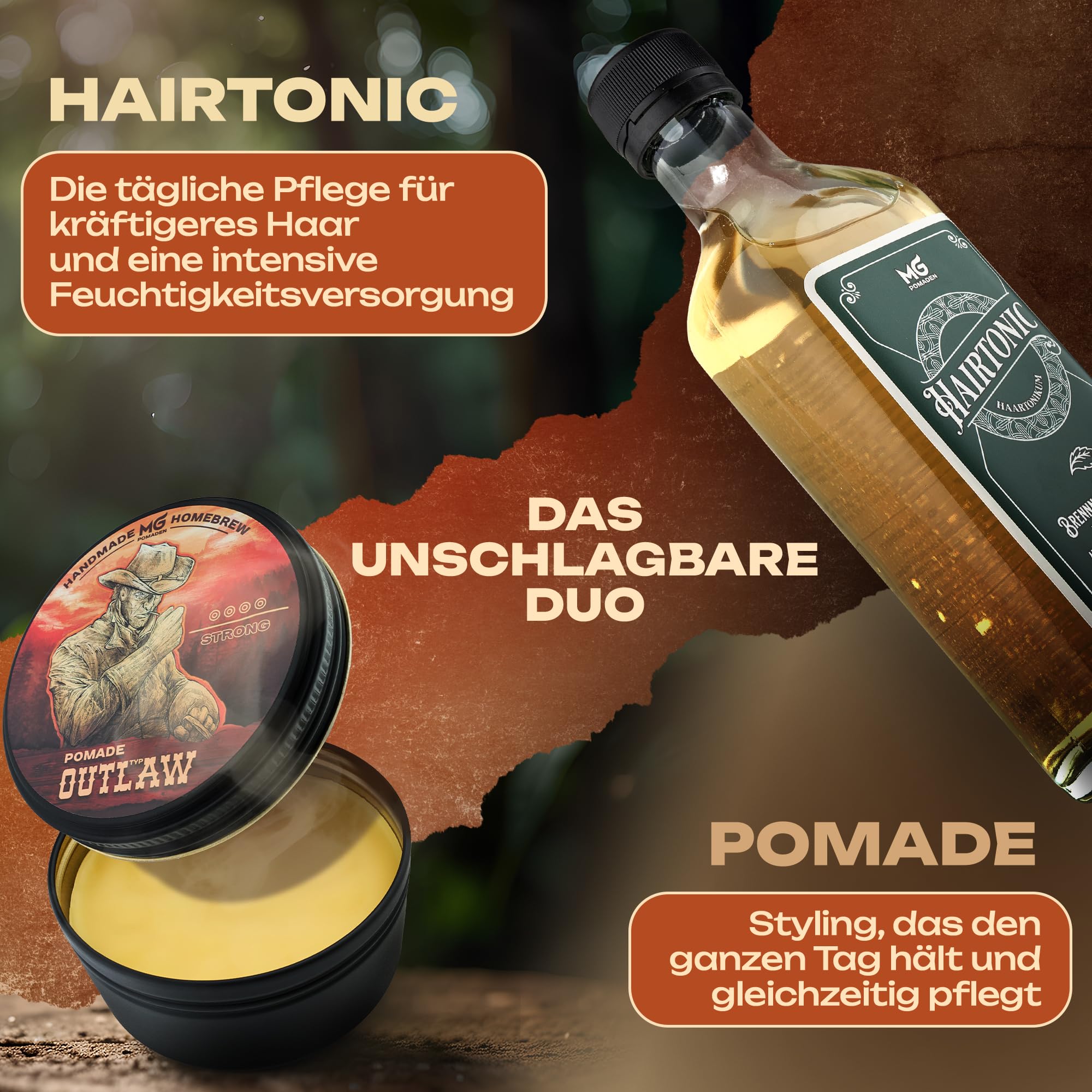 Hairtonic Lotion Capillaire à l’Ortie – Soin quotidien cuir chevelu & cheveux – Caféine, Aloe Vera, Panthénol – Sans rinçage