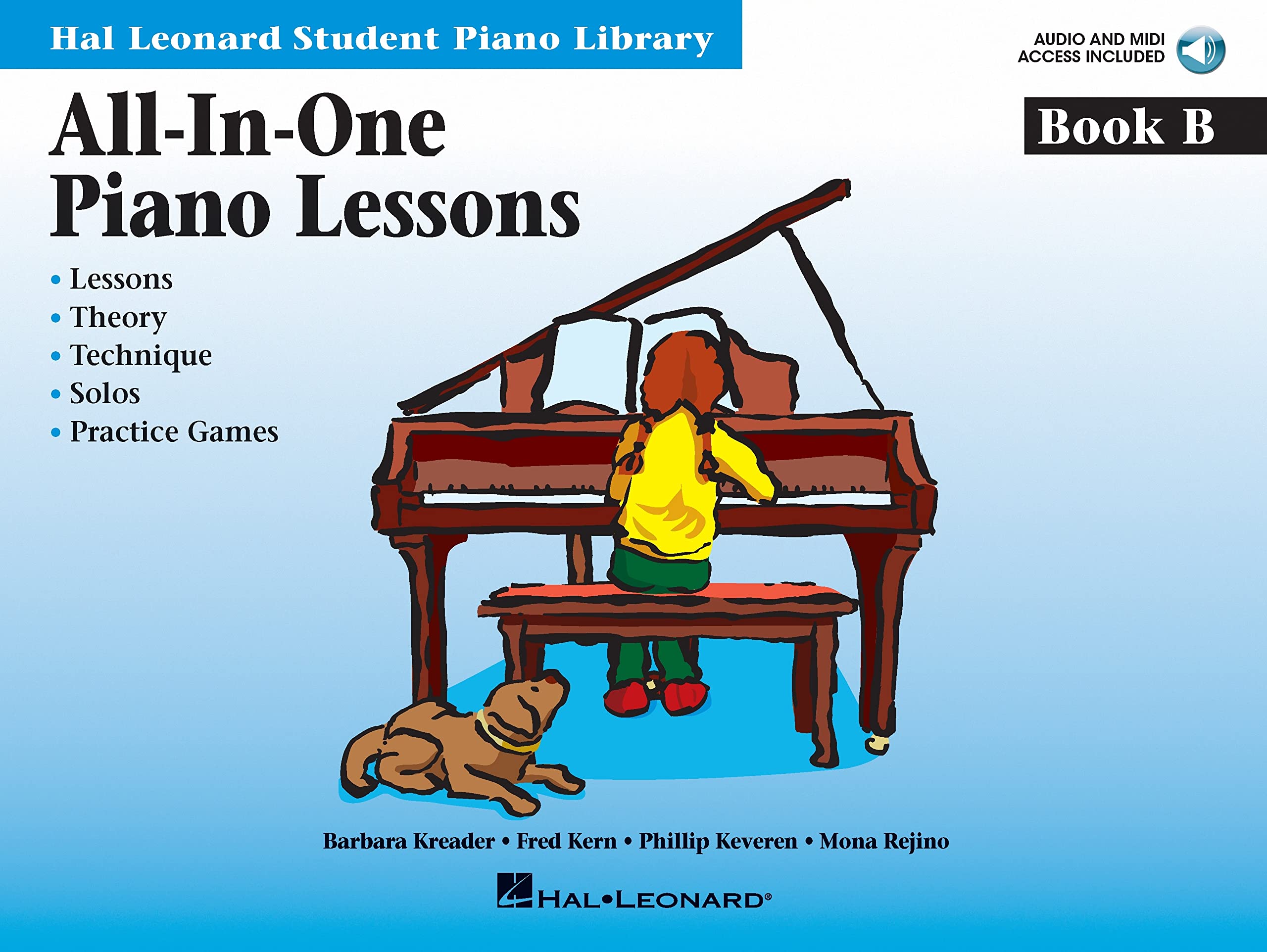 All-In-One Piano Lessons - Book B (International Edition) | Sheet Music Book for Beginners with Online Audio Practice Tools | Student Piano Curriculum