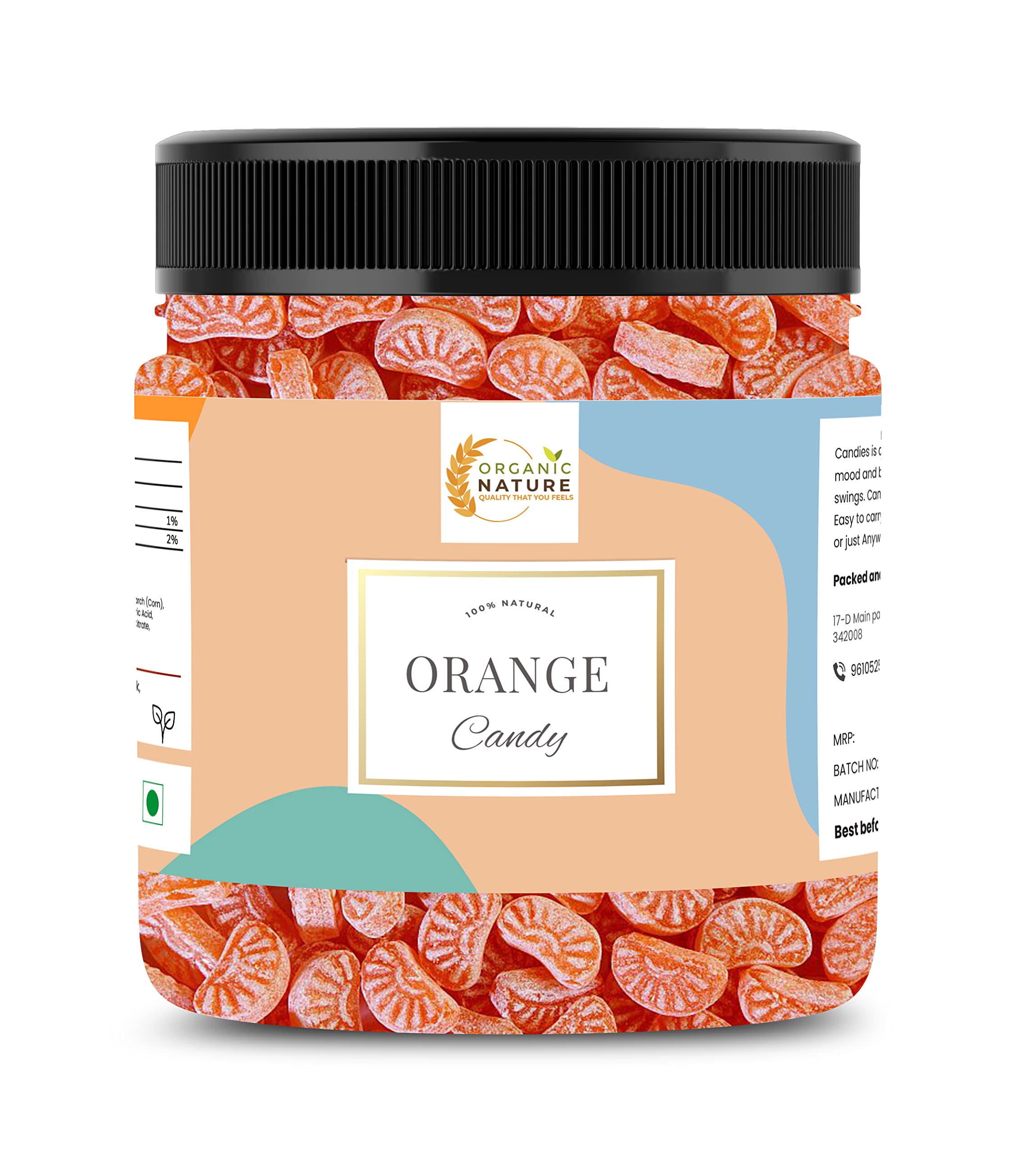 Organic Nature Orange Candy (Narangi Flavour) 250 Gram (Jar Pack) (B09MV22H5D) Amazon Price History, Amazon Price Tracker