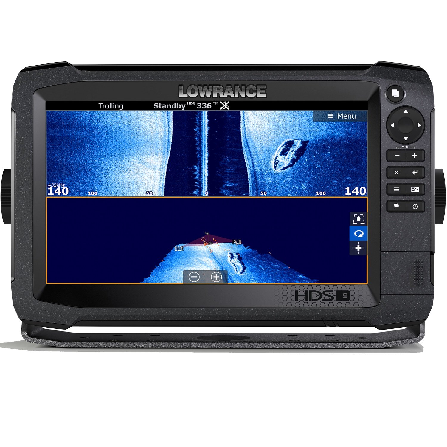 Buy HDS9 Carbon 9inch Fish Finder with TotalScan Transducer and C