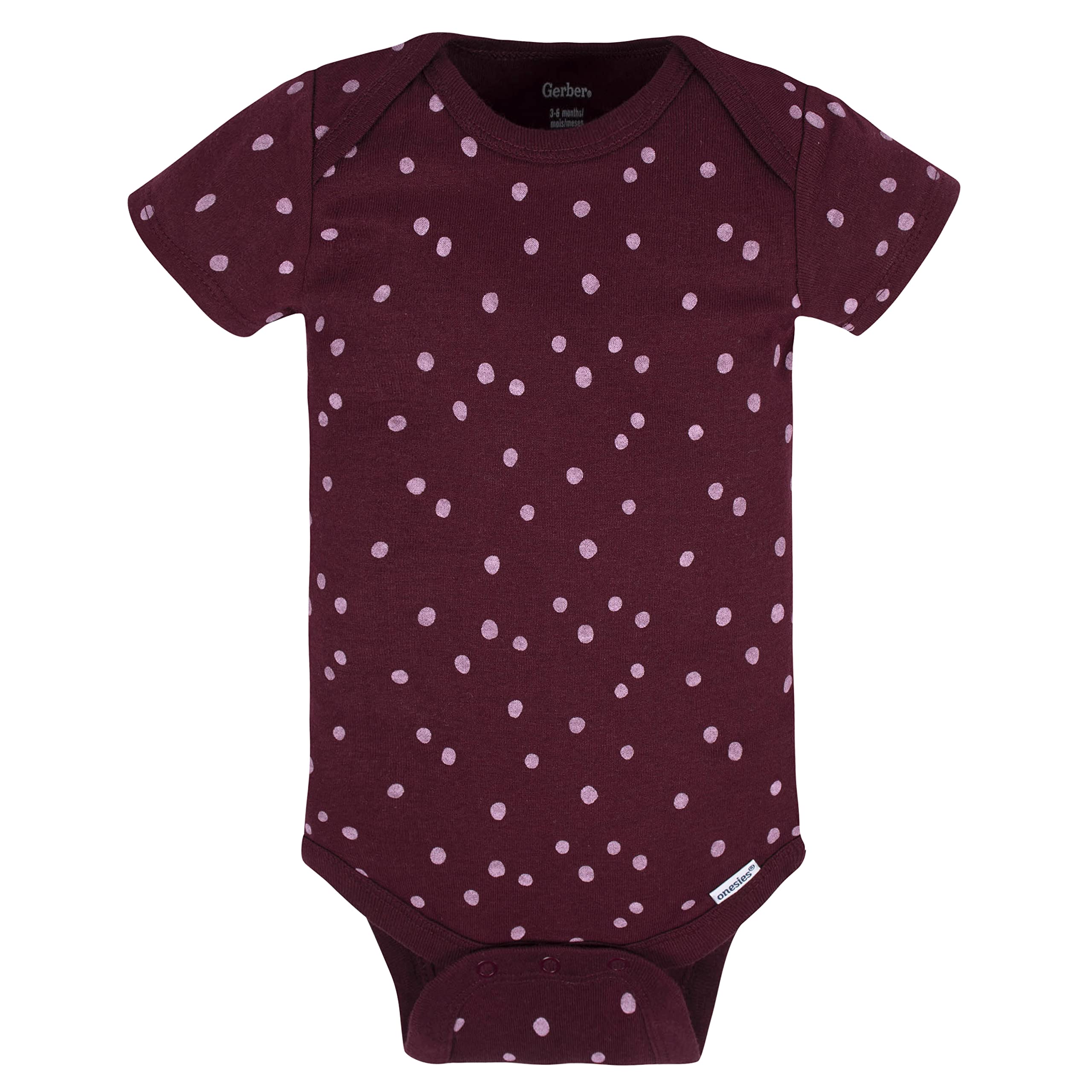 Gerber Baby Girls 5-pack Short Sleeve Onesies Bodysuits Shirt