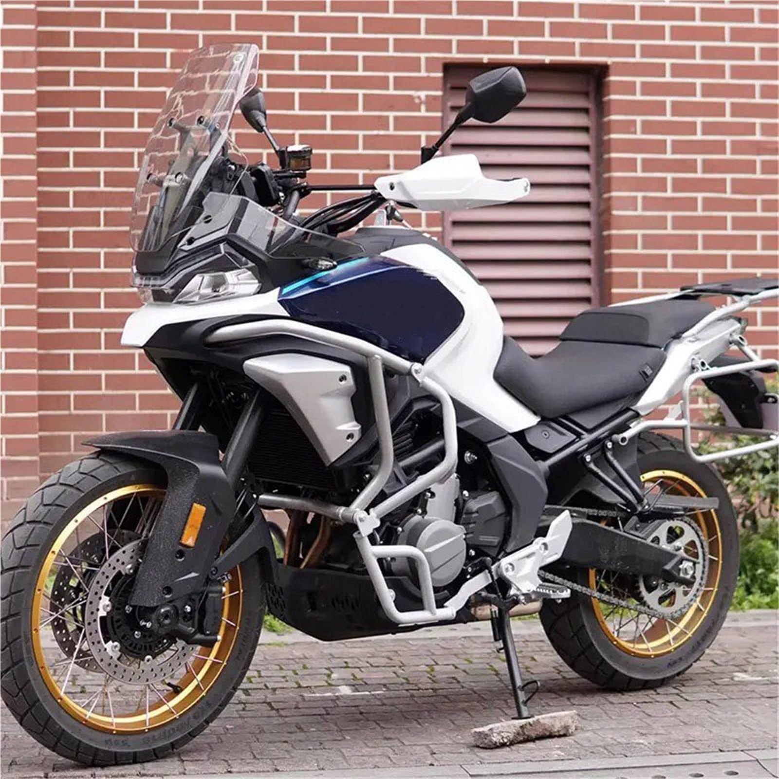 Barra Protezione Motore Per CFMOTO 700MT MT700 2025 Accessori Moto Autostrada Protezione Motore Crash Bar Telaio Paraurti Carenatura Barre Di Moto Paraurti Bars(Lower(Black))