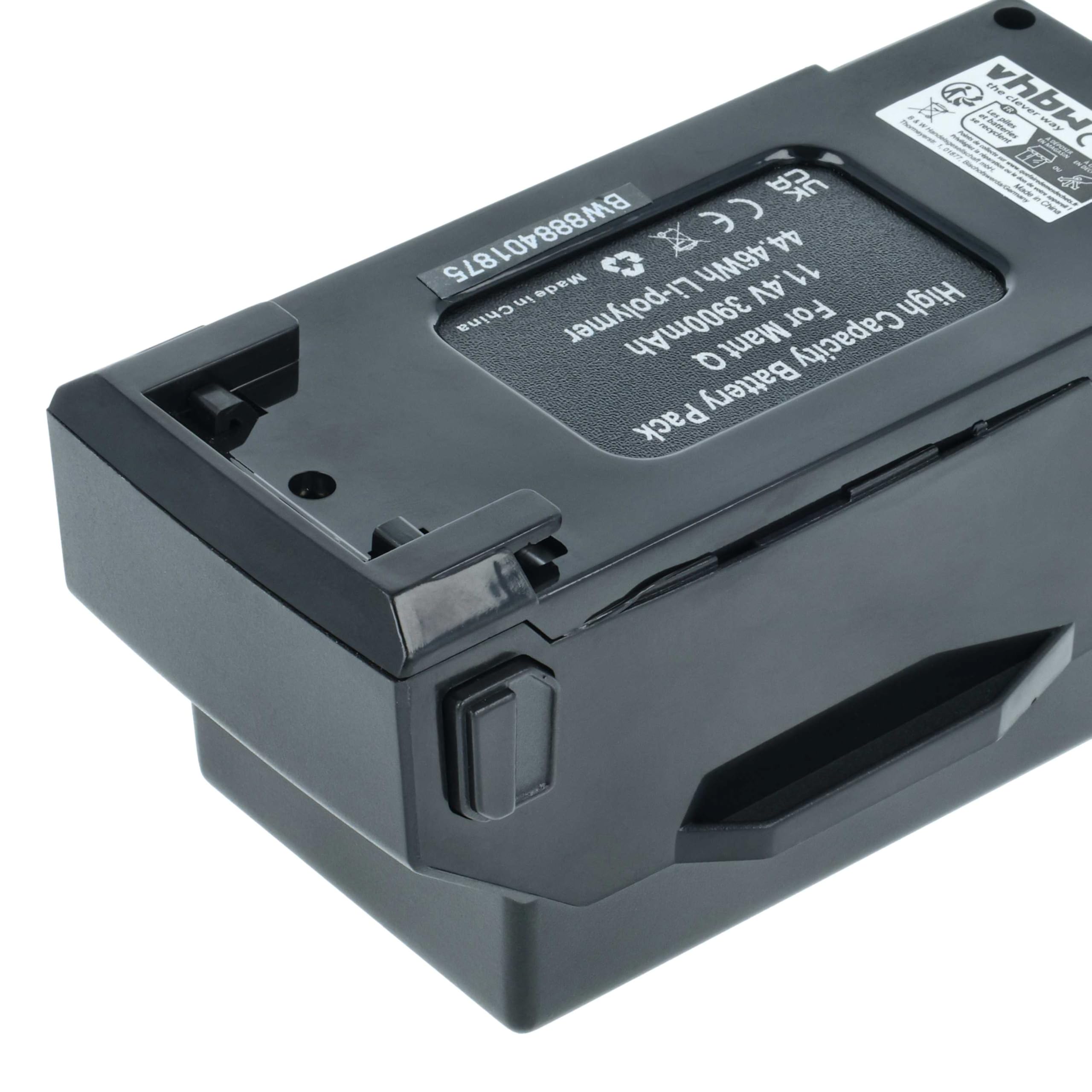 vhbw batteria compatibile con Yuneec Mantis G, Q drone quadricottero multicottero (3900mAh, 11,4V, Li-Poly)