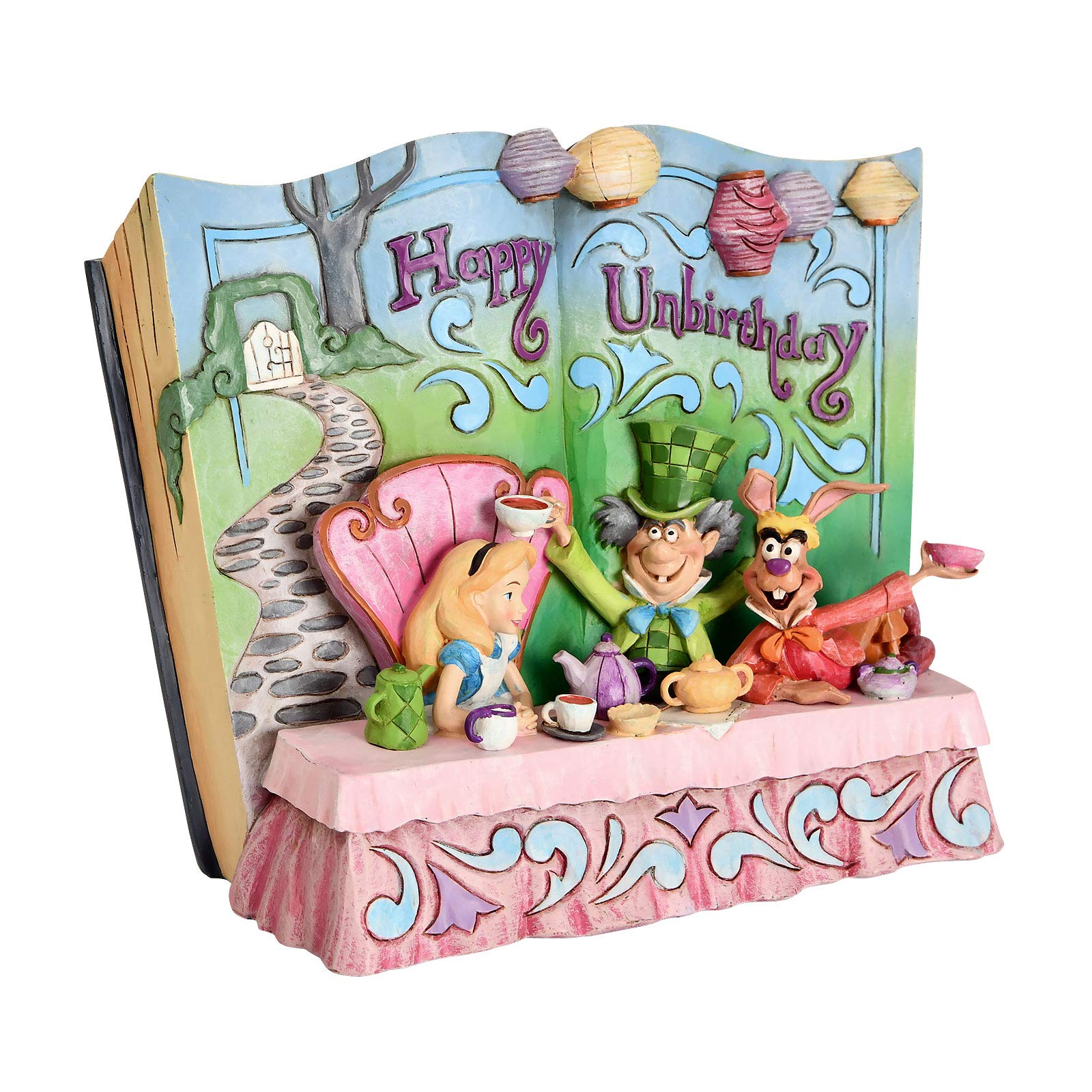 Disney Traditions Alice in Wonderland Storybook Figurine