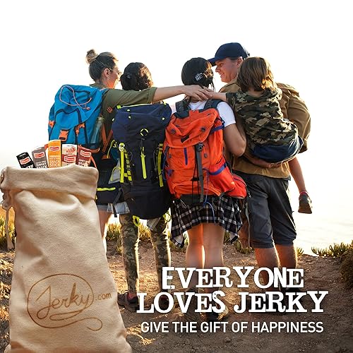 Miniatura 7 de Bolsa de regalo Extra Mile deliciosos bastones de carne en bolsas de estilo anticuado el mejor regalo para hombres palitos de carne de res venado