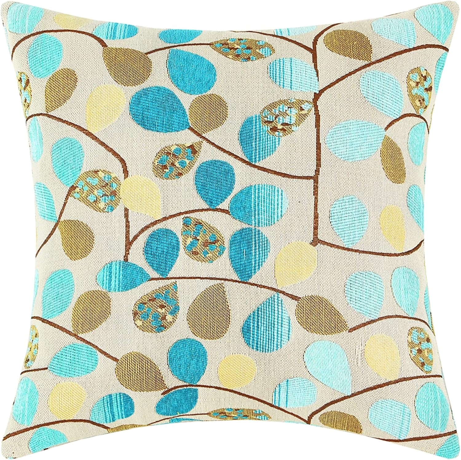 CaliTime Cushion Cover Throw Pillow Case Shell for Couch