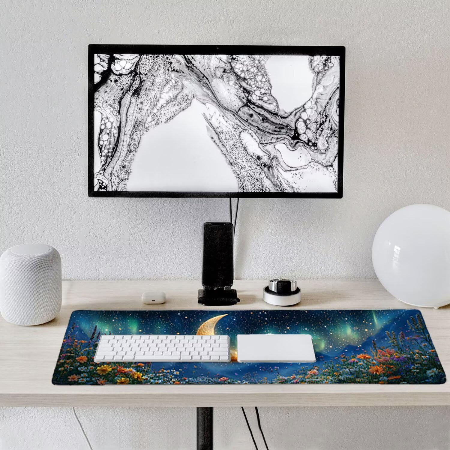 Podkładka pod mysz do gier, 1200 x 400 mm XXL Podkładka pod mysz do gier, duża, antypoślizgowa, wodoodporna, iExtended długa podkładka pod mysz do klawiatury XXL, akcesoria biurowe, do gier, komputera