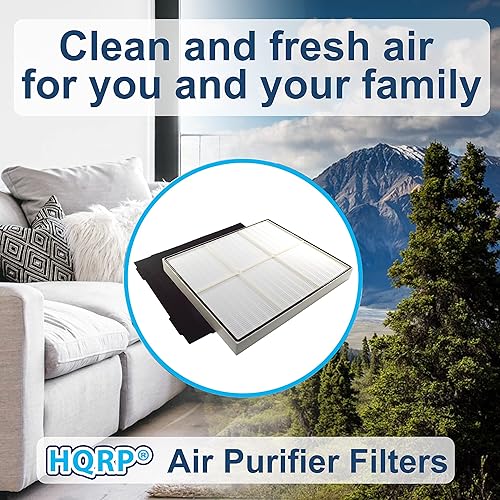Miniatura 7 de HQRP Kit de filtro HEPA compatible con purificadores de aire Sears Kenmore 83353, 83234, 42-83234, piezas de repuesto 83374 83377 (HEPA + 4 x