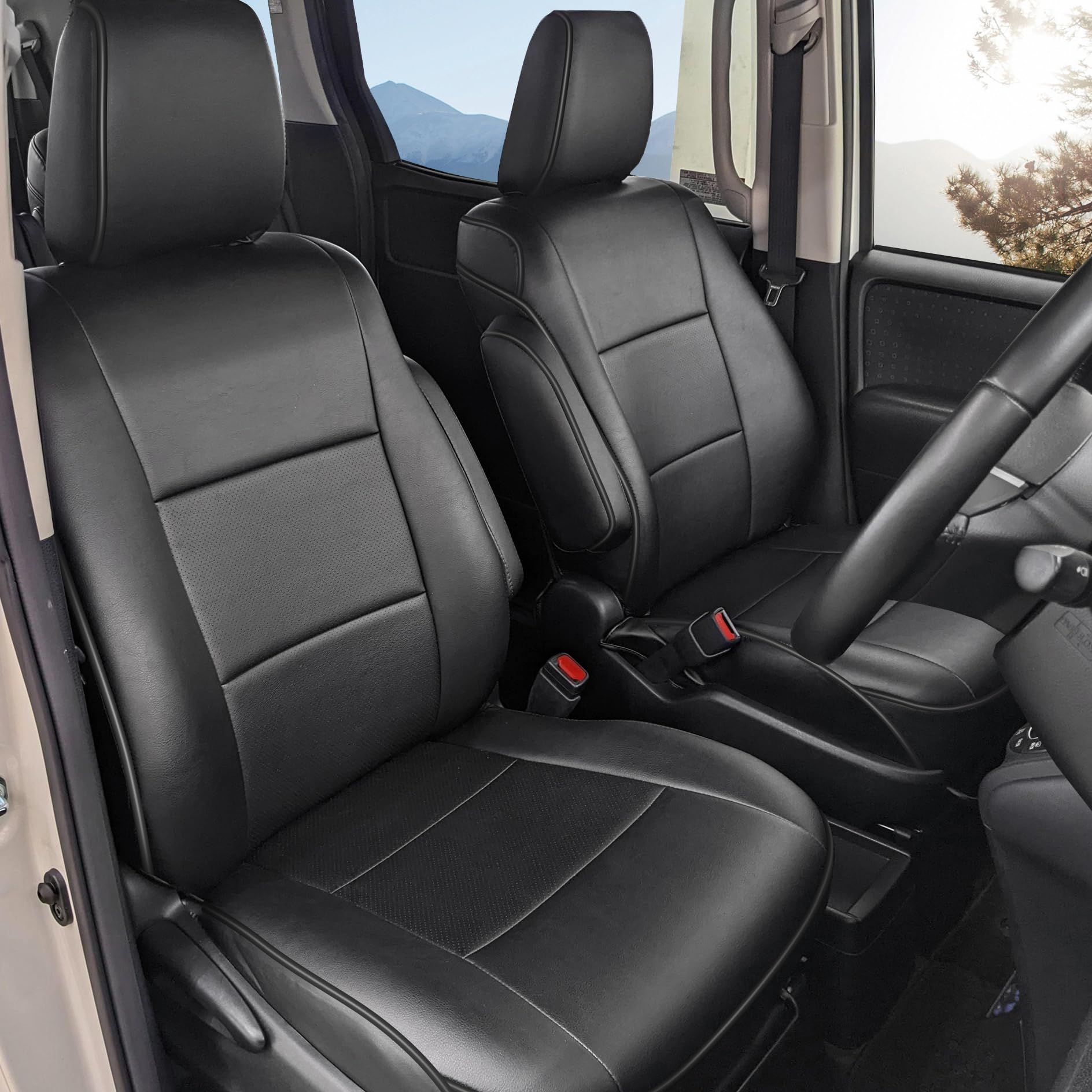 90系ノア/ボクシー シートカバーセット ブラック Amazon | トヨタ 新型 ヴォクシー ノア 90系 に適用 車 シート