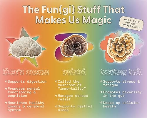 Miniatura 6 de SuperMush Spray diario  Suplemento en aerosol de hongos  Spray líquido puro para relajarse y calmar  1.0 fl oz de aerosol orgánico de hongos