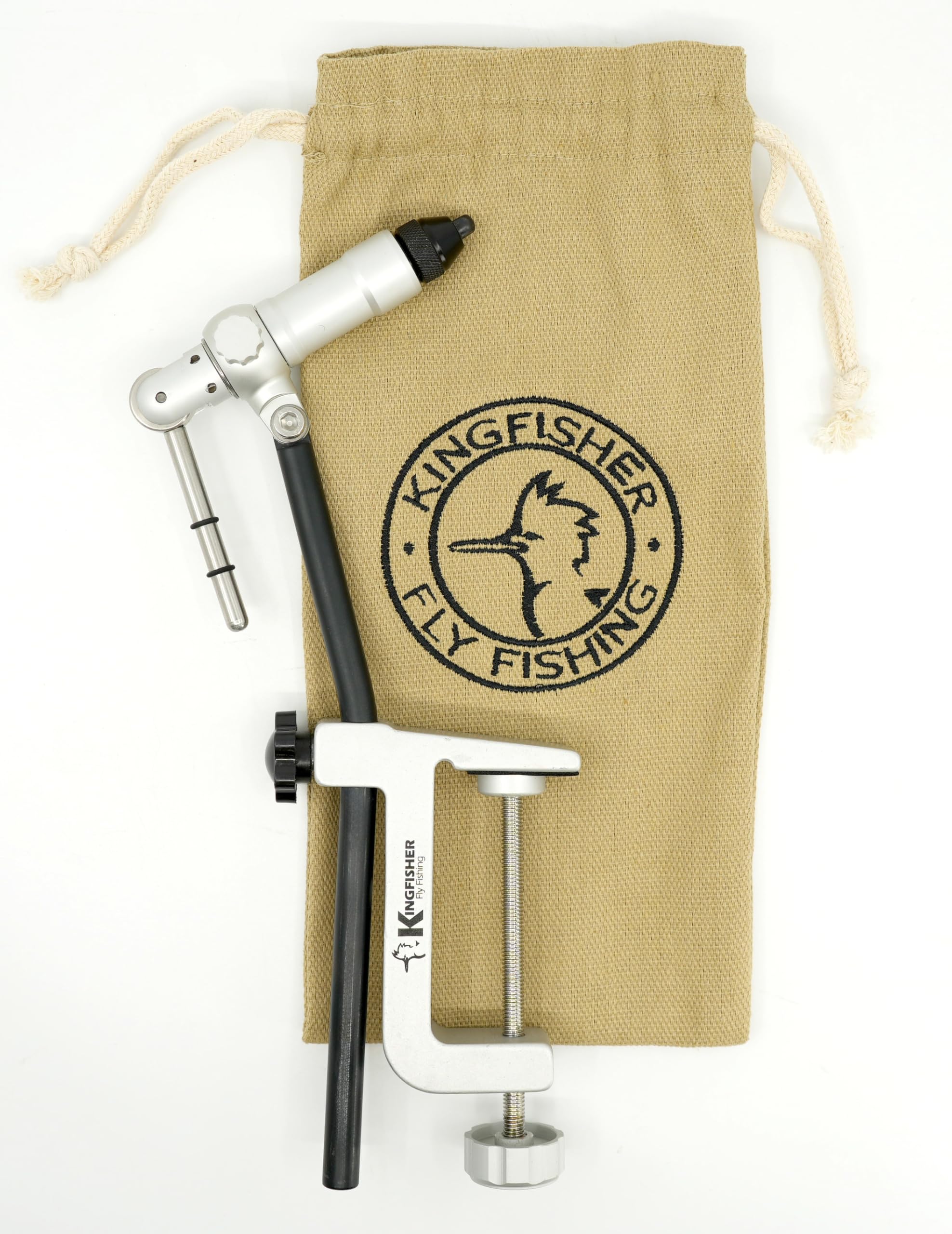 Kingfisher Fly Tying Rotary C-Clamp Vise