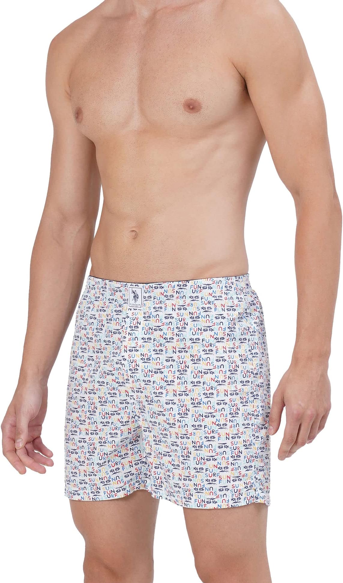 Men Cotton Back Pocket All Over Print Iyac Boxers (Pack of 1)