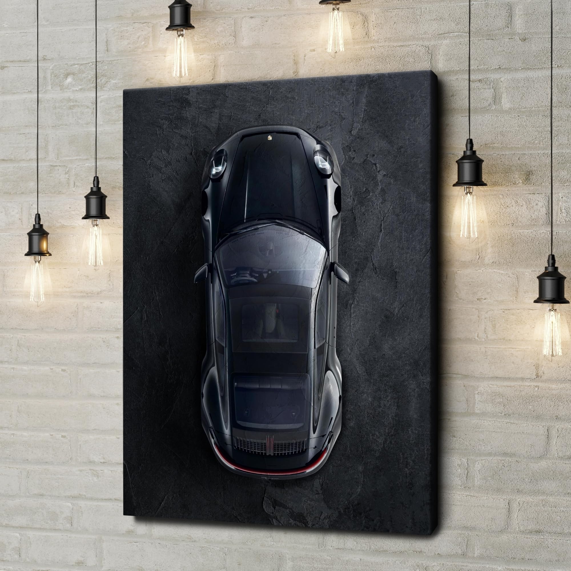 Artmazing | Porsche 911 Bild Bunt | S-Art Bilder Modern | Leinwandbild XXL für Wohnzimmer | Wandbild Deko | Buntes Poster