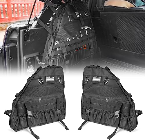 Miniatura 9 de NKCELL POWER Bolsa de almacenamiento de barra enrollable con organizador de múltiples bolsillos, bolsa de almacenamiento compatible con Jeep