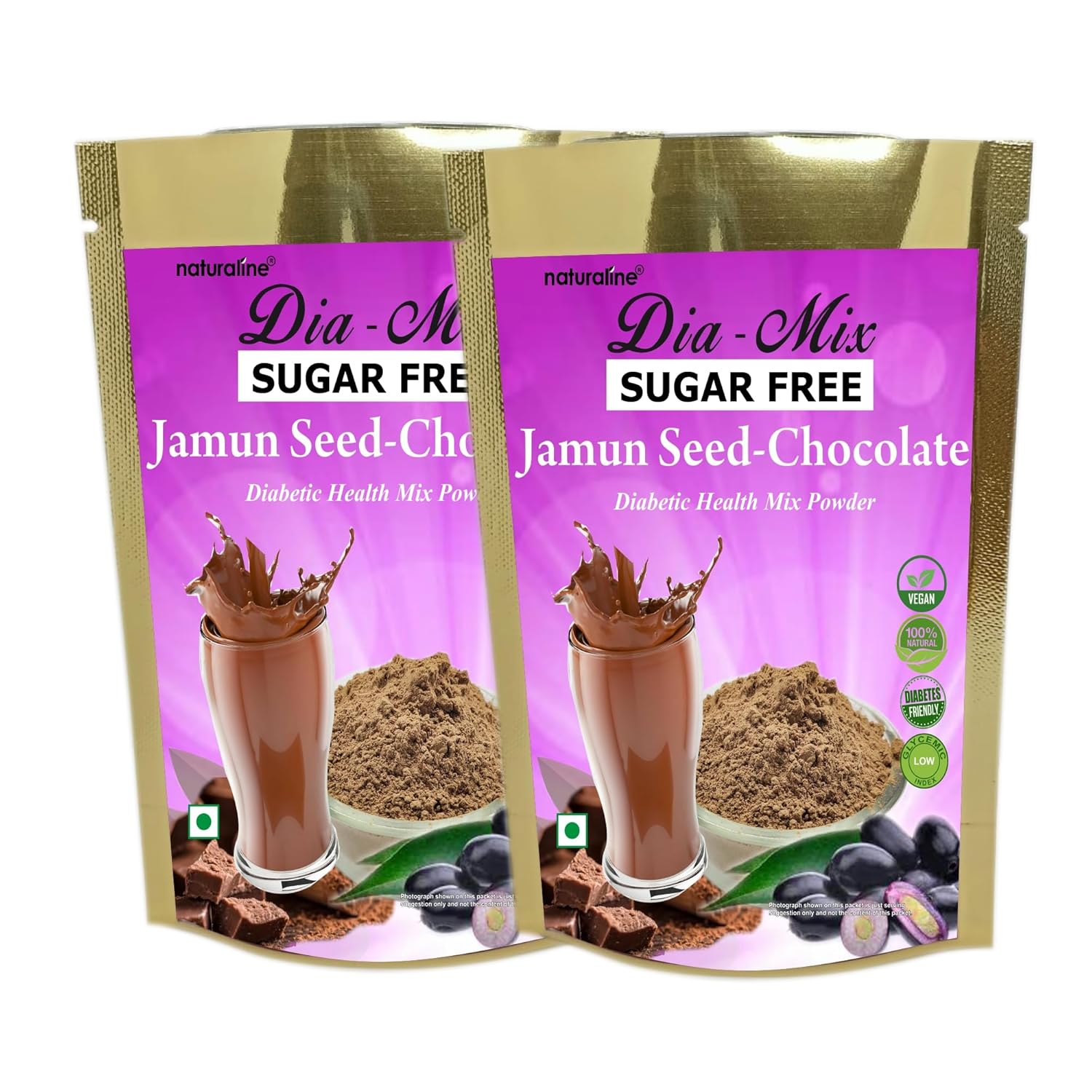 DiaMix Sugar Free Jamun Seed Powder 200g 2pack Diabetic Health Mix