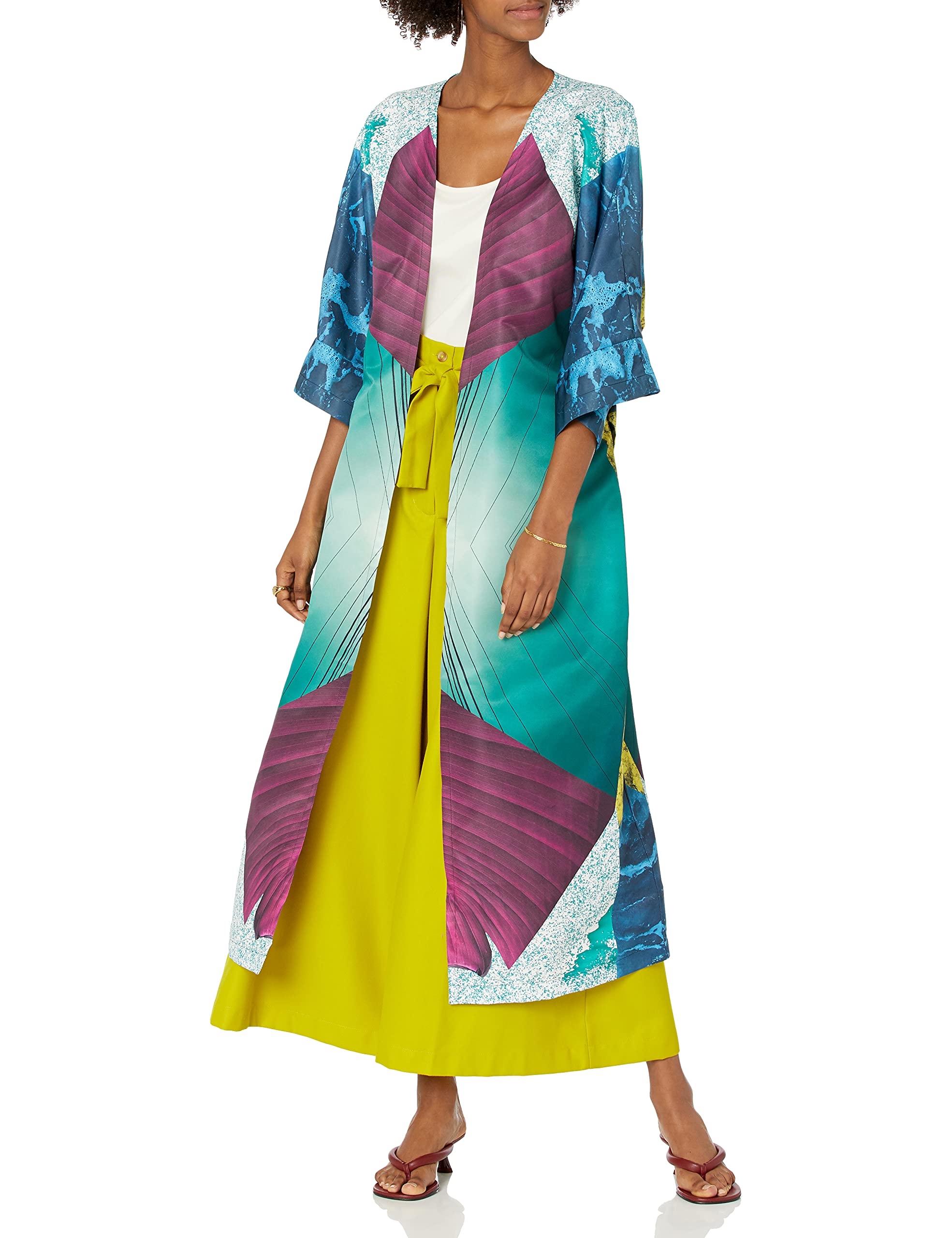 Making The Cut Stagione 2 Episodio 2, Look Vincitore, Kimono di Joshua Shirt Donna