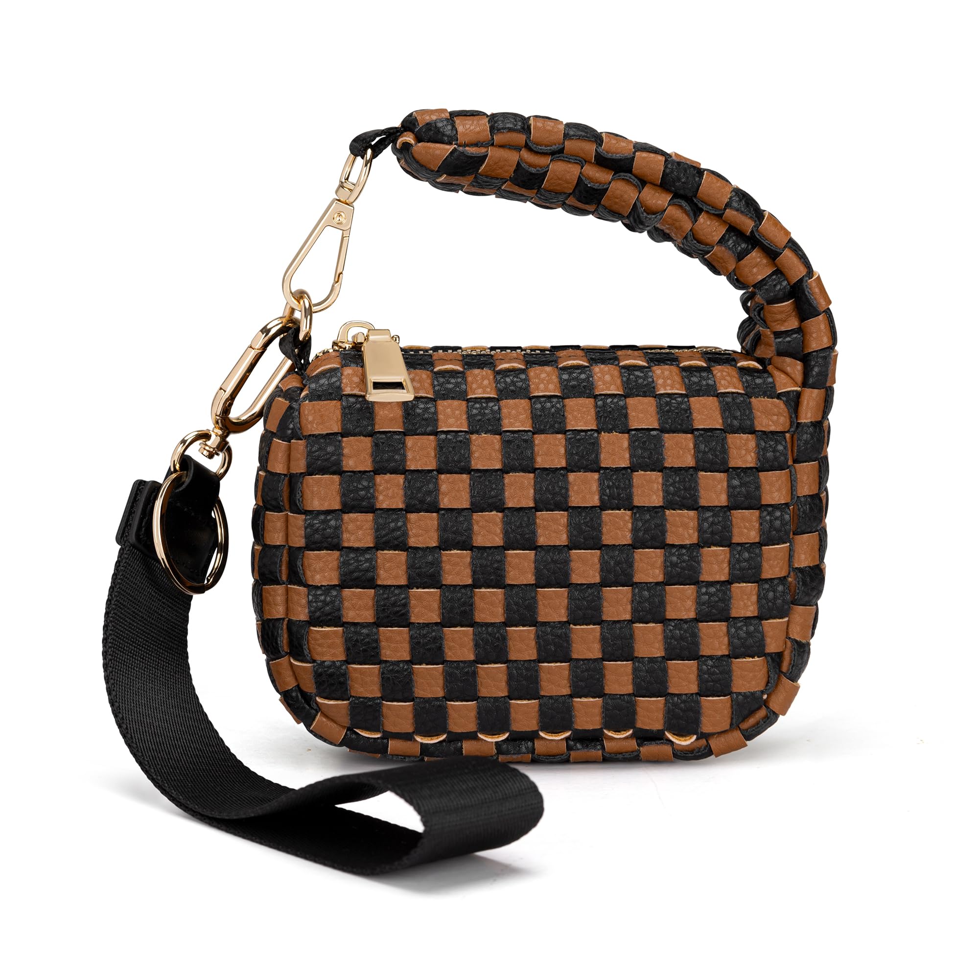 Mini Quilted Wristlet Bag for Women, Puffer Handbags,Evening Bags,Charm Lipstick Bag,Cute bag Charm for Gift