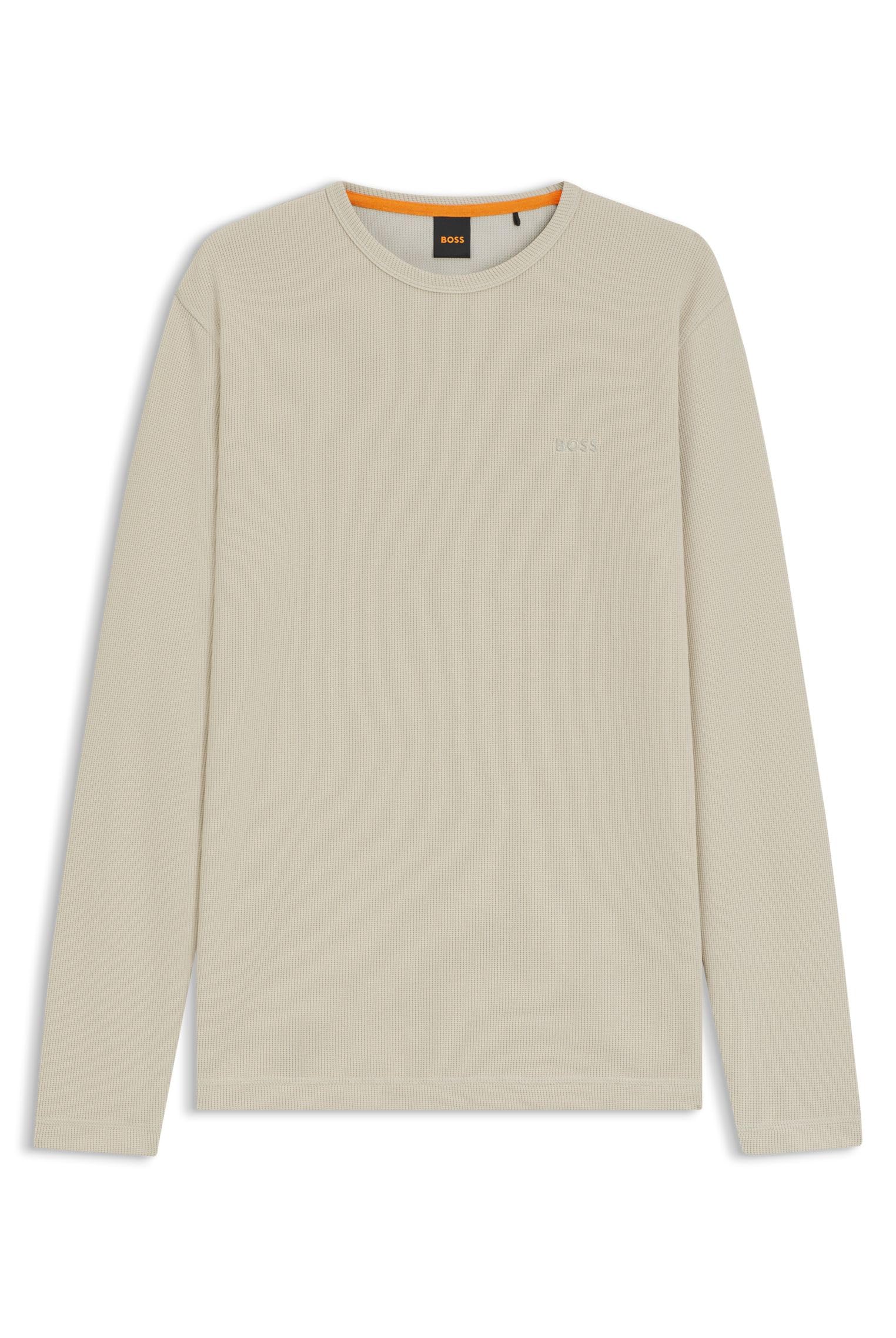 BOSS Mens Tempesto Embroidered-Logo T-Shirt in a Cotton Blend