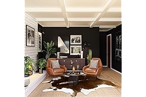 AROGRAN Premium Faux Cowhide Rug: Comfort and Style for Your Living Room