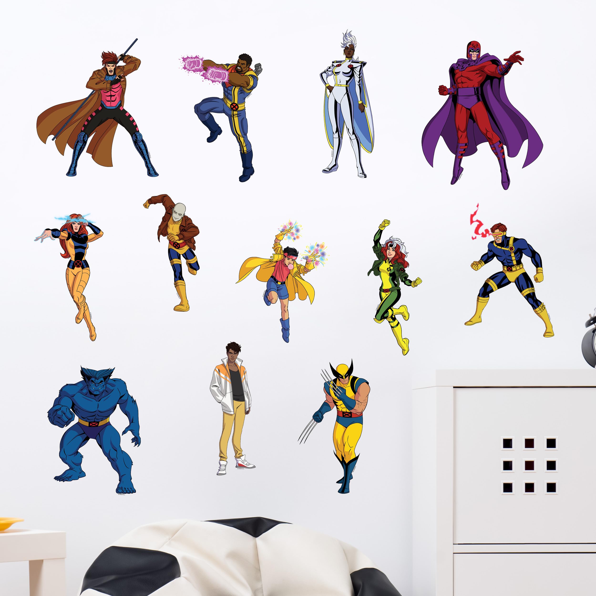 Marvel X-Men Wall Decals Review: Retro Mutant Chic