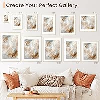 Vista 123 de Fun Memories Portarretratos de metal de 16 x 20 pulgadas con paspartú de 11 x 14 pulgadas, acabado de aluminio cepillado, parte delantera de vidrio