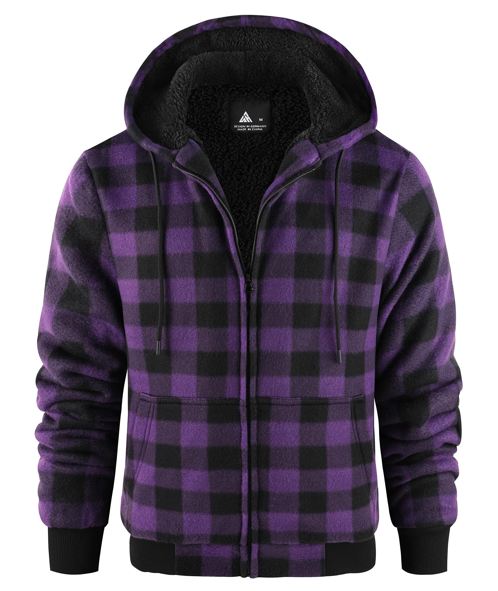 geeksport geeksport geeksport geeksport Felpa da Uomo con Cappuccio e Full Zip Fleece Hoodies for Men Sportive Inverno