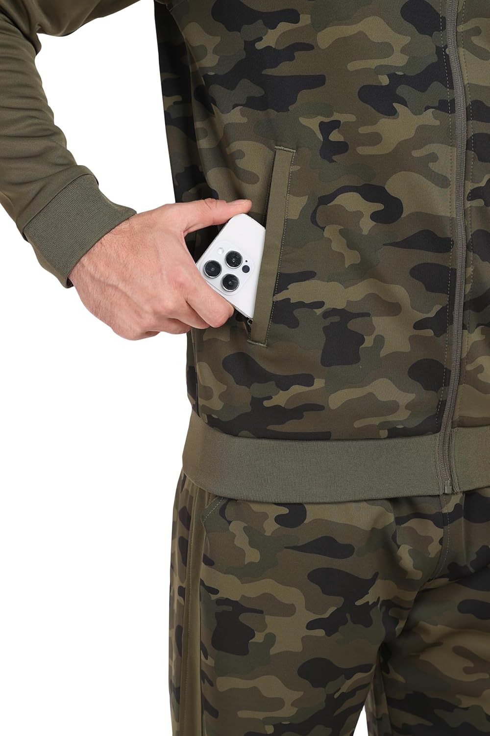 MoFiz Men's Tracksuits Set Long Sleeve Causal Full Zip Running Sports Sweatsuit For Men 2 Piece Outfits - Image 5