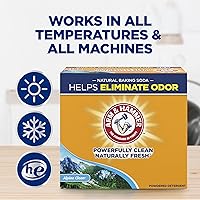 Vista 3 de ARM & HAMMER Detergente para ropa en polvo, Alpine Clean, 9.56 libras, 155 cargas