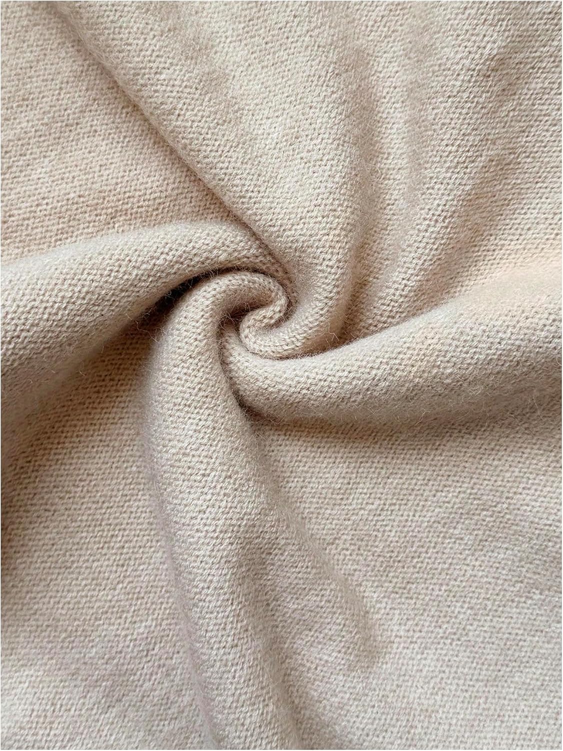 MakeMeChic Women's V Neck Sweater Long Sleeve Knitted Pullover Jumper Tops Old Money Clothes - Image 6