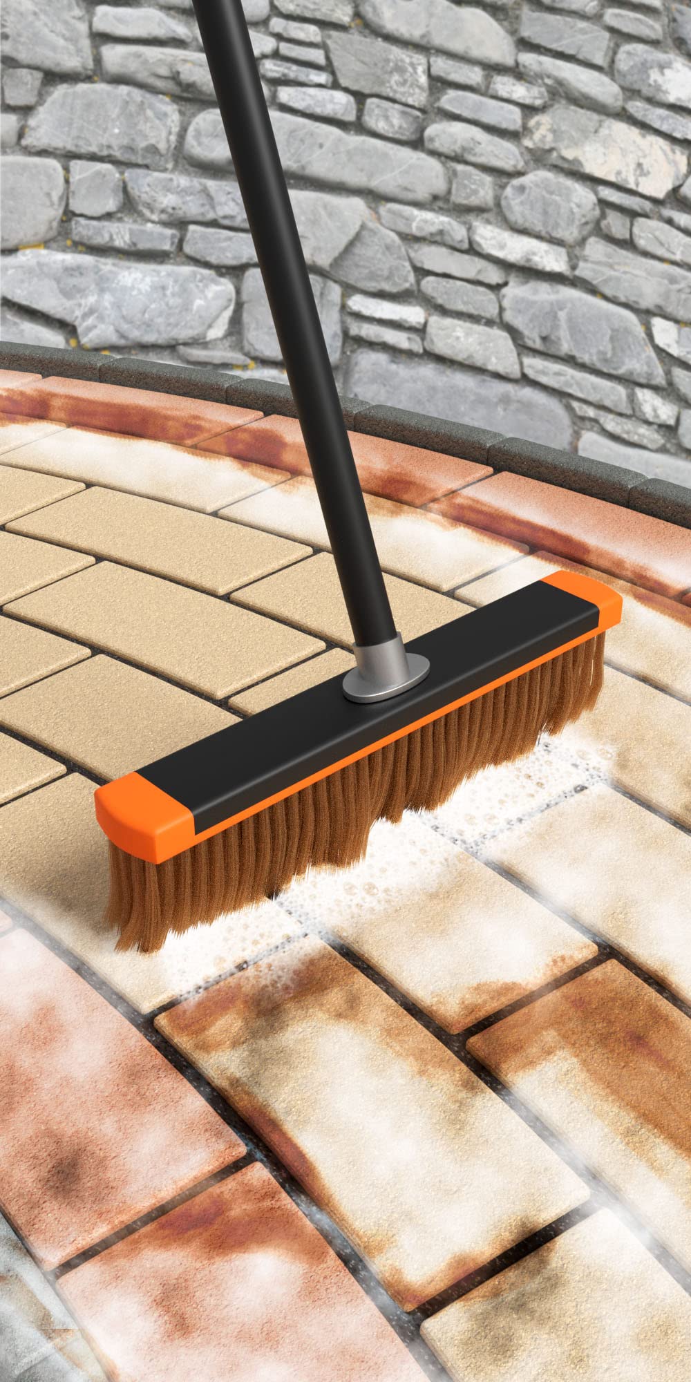 JURGA Preparat 5L (≈50m²) do Czyszczenia Kostki brukowej i Betonu CLEANER HD, Środek do Czyszczenia Bruków i Betonu, 5 l | Intensywny środek czyszczący, zapobiega powstawaniu wykwitów, gipsu, cementu, sadzy i plam rdzy
